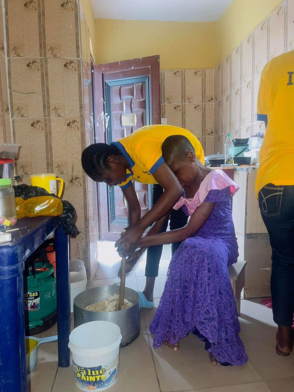 Mobile outreach clinic van serving rural community