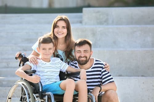 Children receiving care and support at El-Olam Special Home